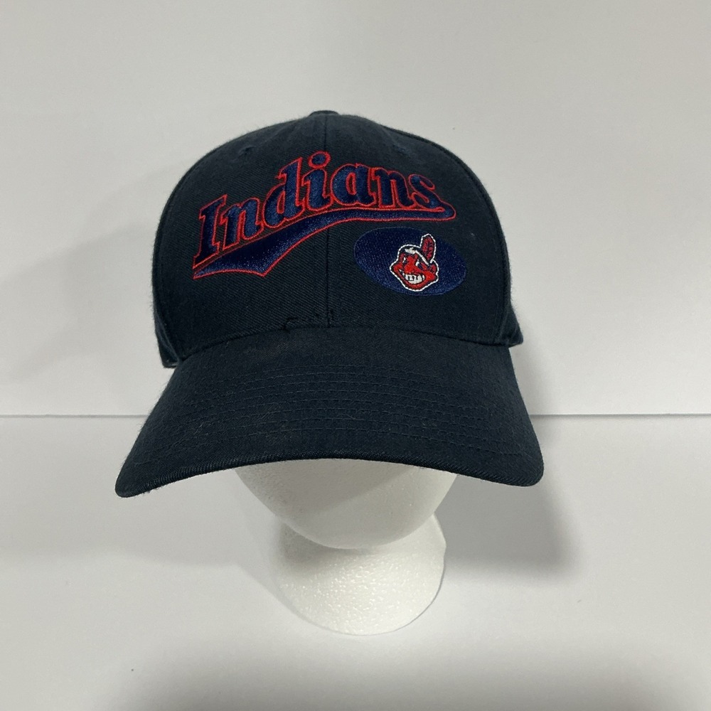 Twins Enterprises Inc Cleveland Indians Adult Adjustable Baseball Cap Pre-owned